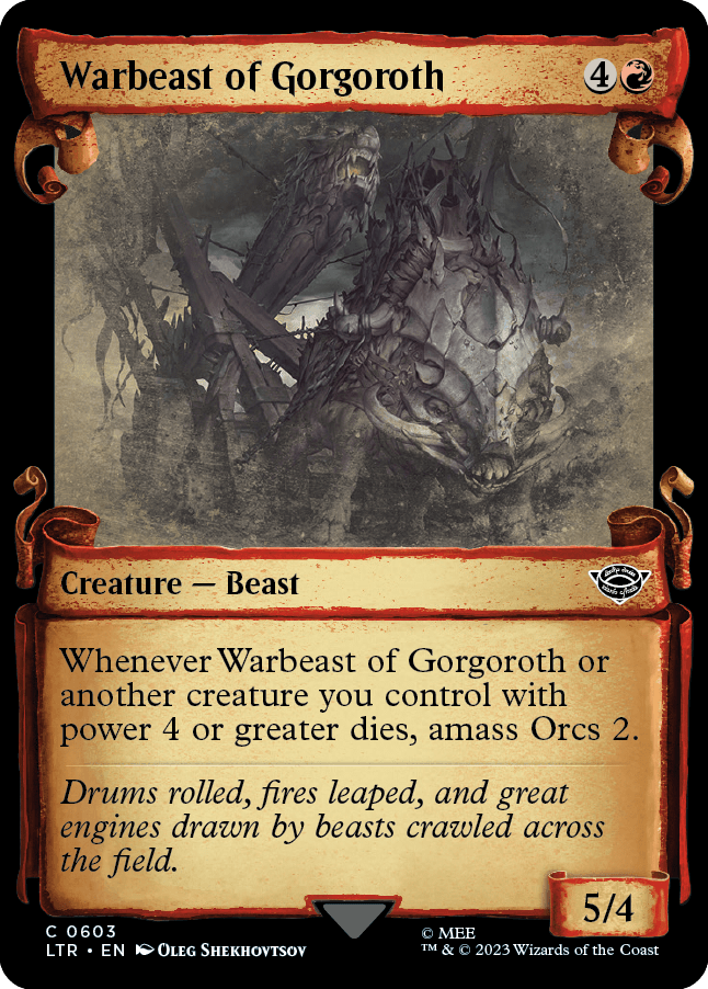 Fera de Guerra de Gorgoroth / Warbeast of Gorgoroth - Magic: The Gathering - MoxLand