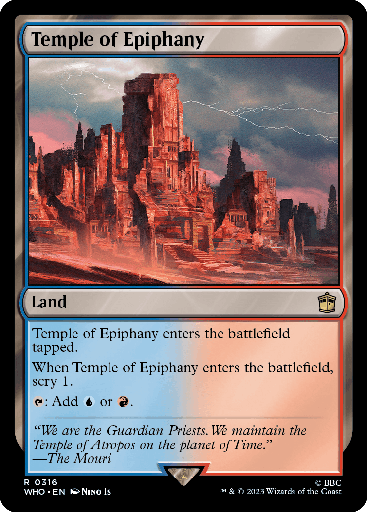 Templo da Epifania / Temple of Epiphany - Magic: The Gathering - MoxLand