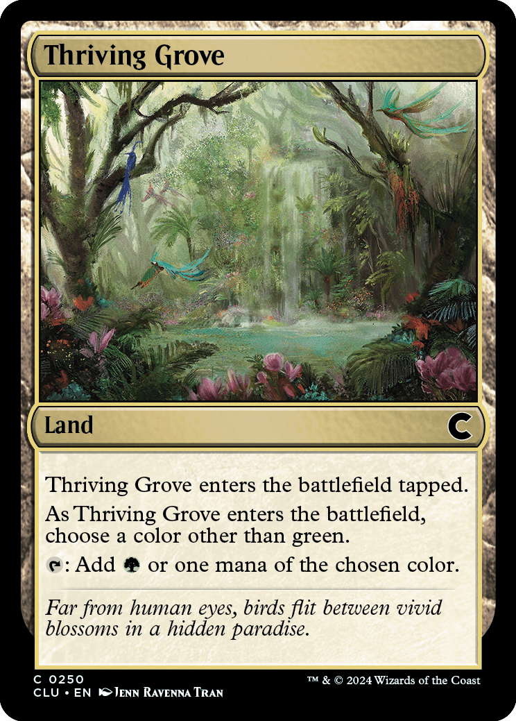 Bosque Vicejante / Thriving Grove - Magic: The Gathering - MoxLand