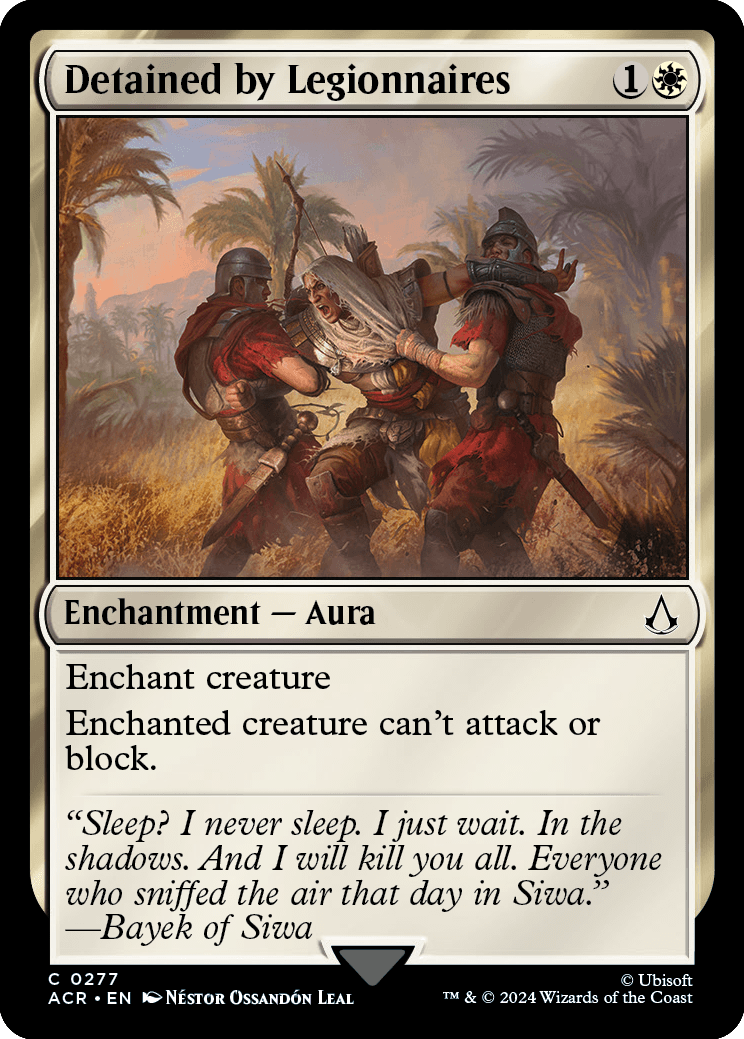 Detained by Legionnaires - Magic: The Gathering - MoxLand