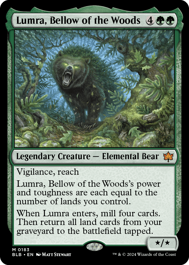 Lumra, Brado das Matas / Lumra, Bellow of the Woods - Magic: The Gathering - MoxLand