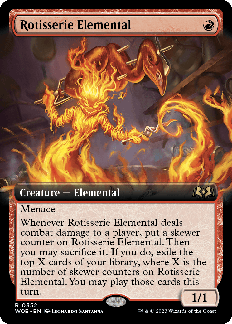 Elemental da Churrasqueira / Rotisserie Elemental - Magic: The Gathering - MoxLand