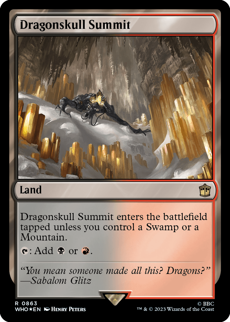 Pico da Caveira de Dragão / Dragonskull Summit - Magic: The Gathering - MoxLand