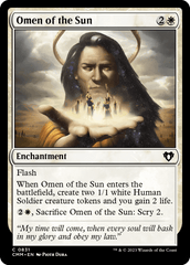 Augúrio do Sol / Omen of the Sun - Magic: The Gathering - MoxLand