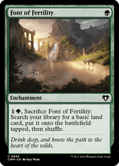 Fonte da Fertilidade / Font of Fertility - Magic: The Gathering - MoxLand