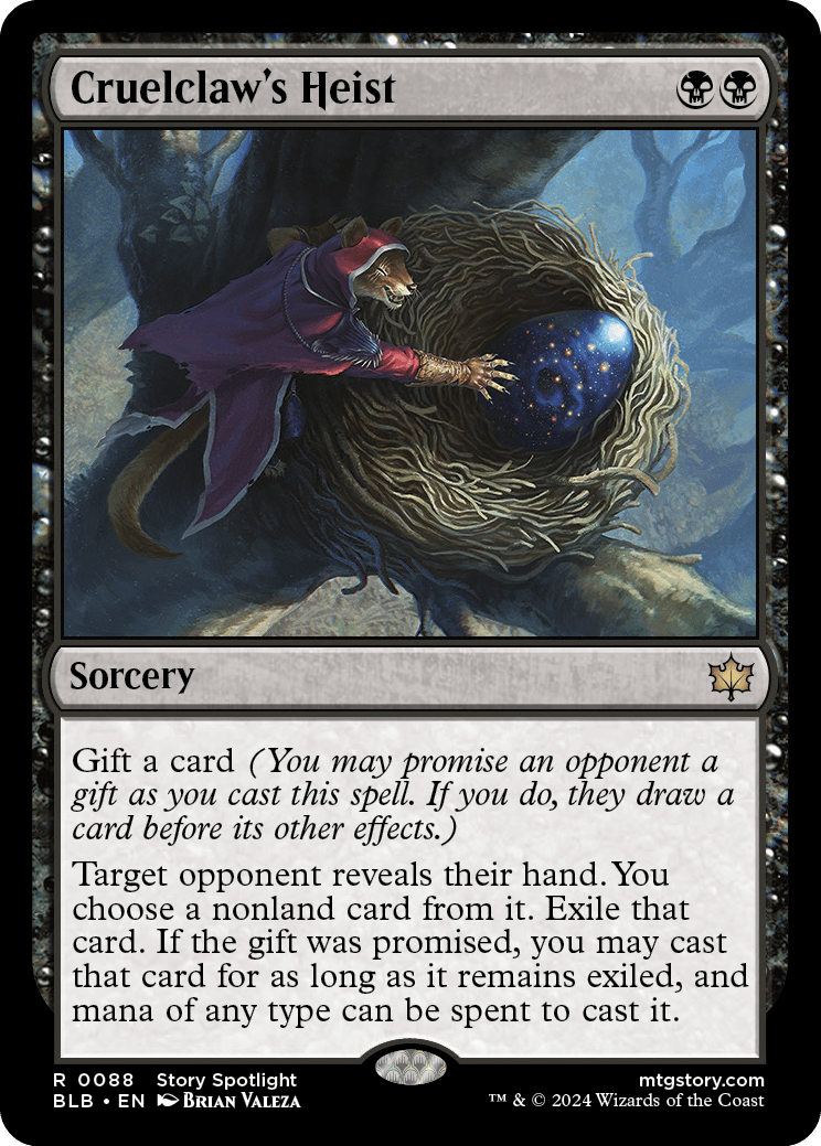 Roubo de Garracruel / Cruelclaw's Heist - Magic: The Gathering - MoxLand