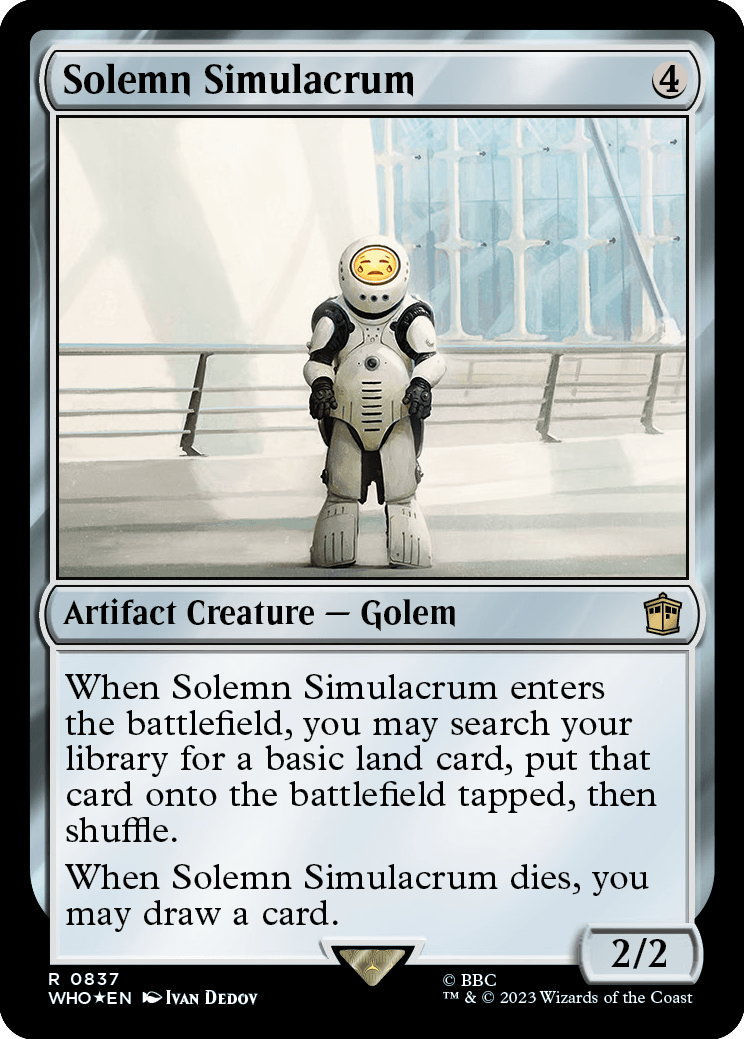 Simulacro Solene / Solemn Simulacrum - Magic: The Gathering - MoxLand