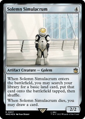 Simulacro Solene / Solemn Simulacrum - Magic: The Gathering - MoxLand