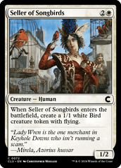 Vendedora de Pássaro Canoro / Seller of Songbirds - Magic: The Gathering - MoxLand