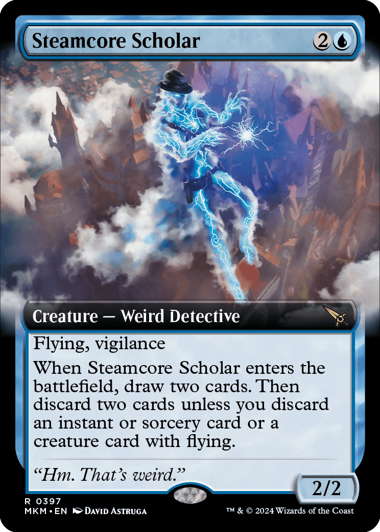 Erudito Âmago de Vapor / Steamcore Scholar - Magic: The Gathering - MoxLand