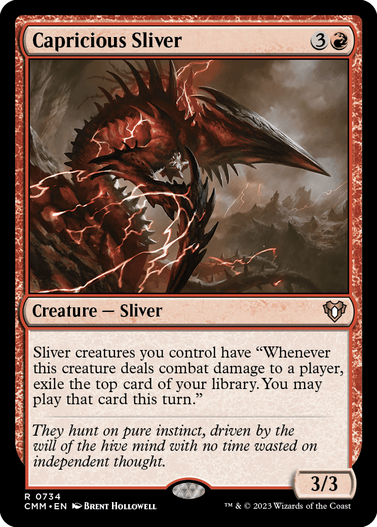 Capricious Sliver - Magic: The Gathering - MoxLand