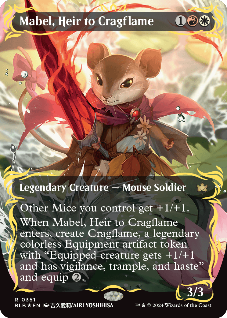 Mabel, Herdeira da Petroflama / Mabel, Heir to Cragflame - Magic: The Gathering - MoxLand