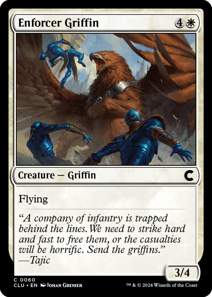 Grifo Impositor / Enforcer Griffin - Magic: The Gathering - MoxLand