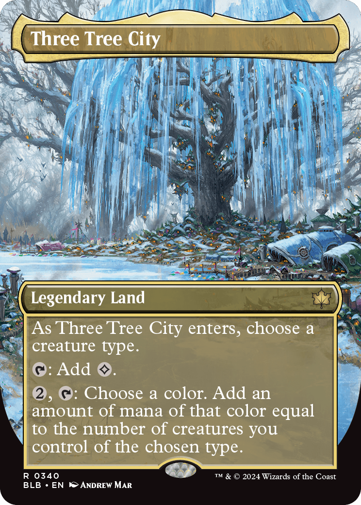 Cidade das Três Árvores / Three Tree City - Magic: The Gathering - MoxLand
