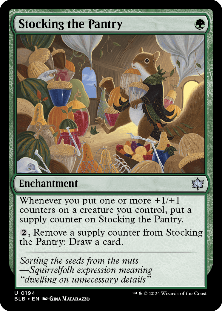 Encher a Despensa / Stocking the Pantry - Magic: The Gathering - MoxLand