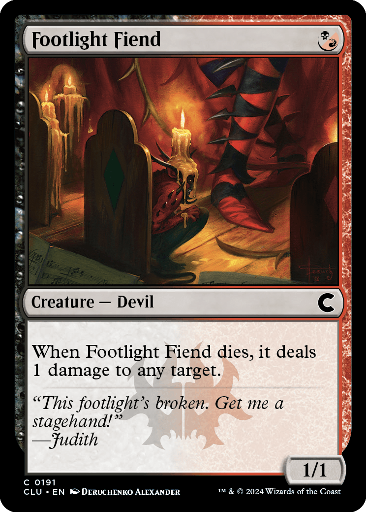 Demônio da Ribalta / Footlight Fiend - Magic: The Gathering - MoxLand