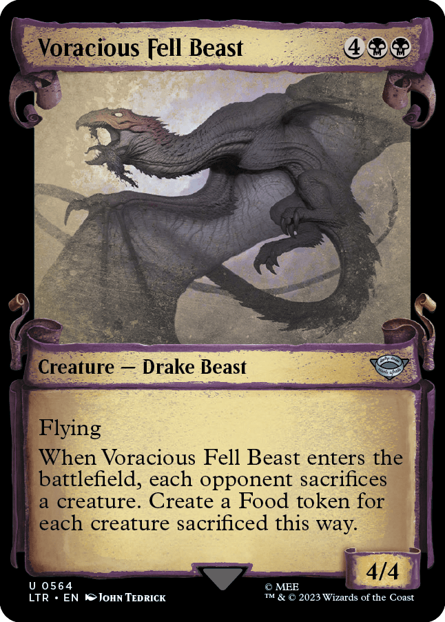 Fera Atroz Voraz / Voracious Fell Beast - Magic: The Gathering - MoxLand