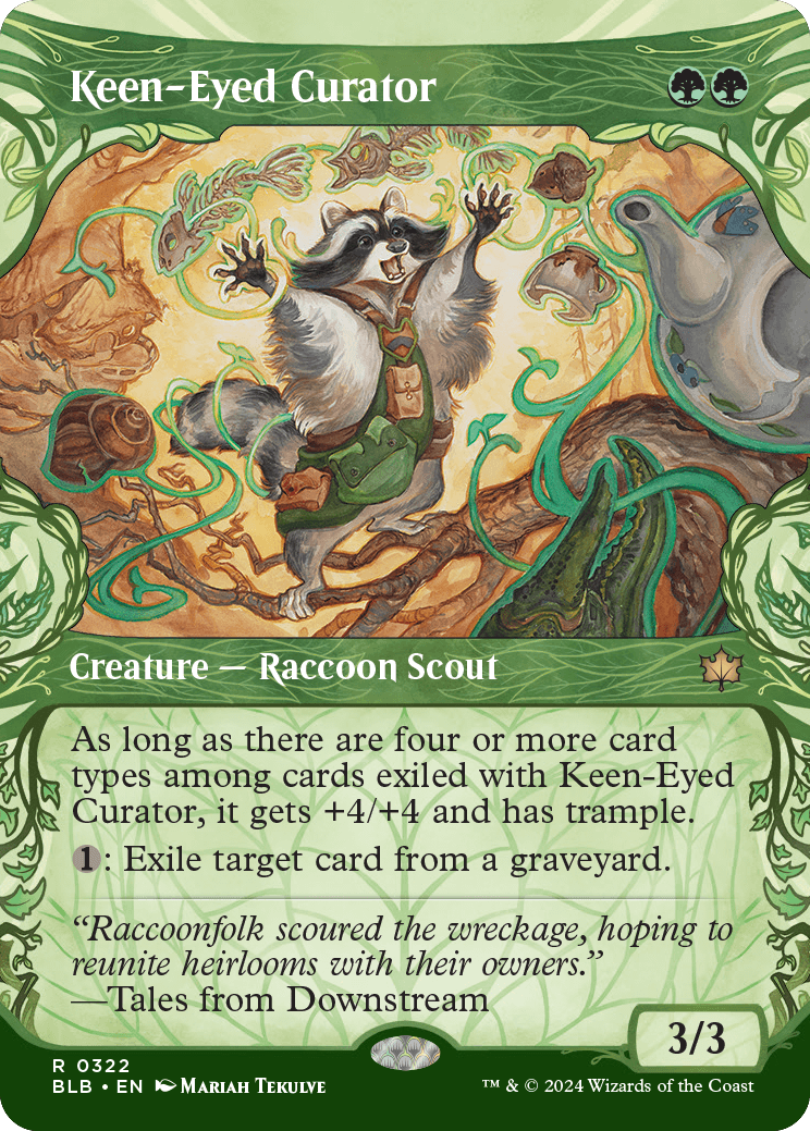Curador de Olho Vivo / Keen-Eyed Curator - Magic: The Gathering - MoxLand