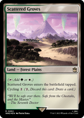 Bosques Esparsos / Scattered Groves - Magic: The Gathering - MoxLand