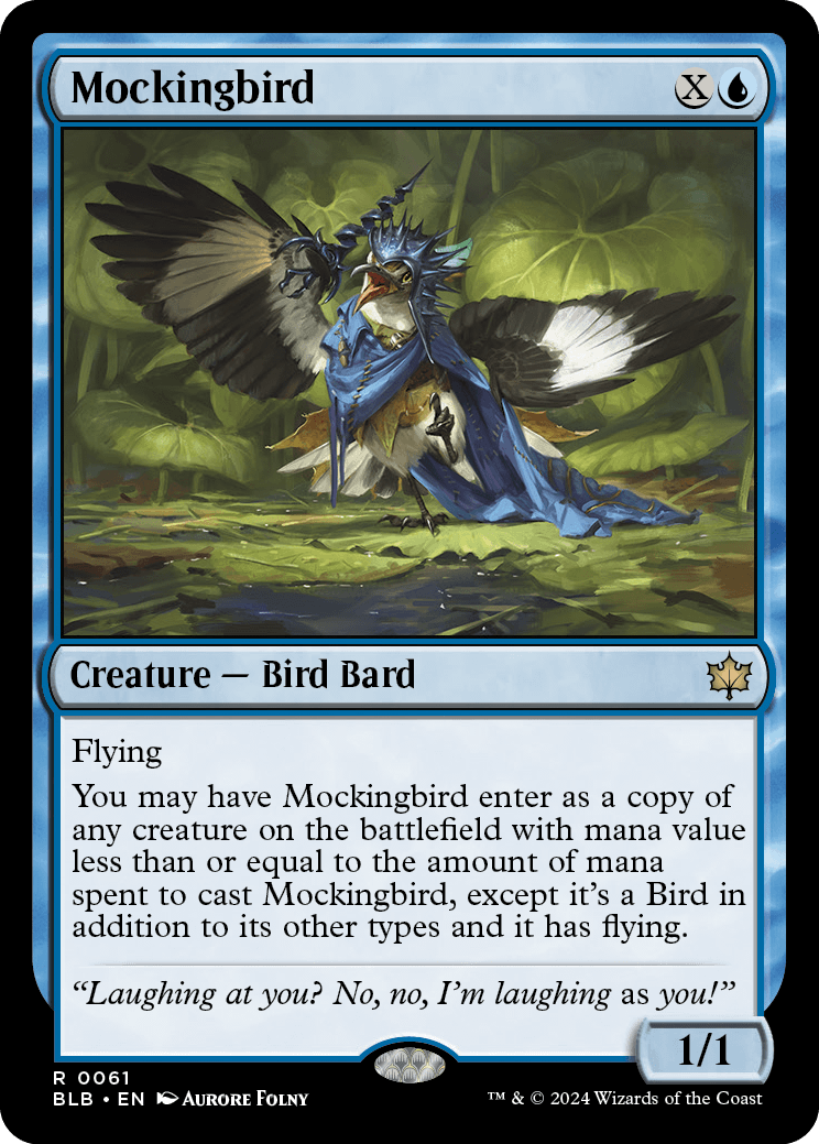 Sabiá Zombeteiro / Mockingbird - Magic: The Gathering - MoxLand