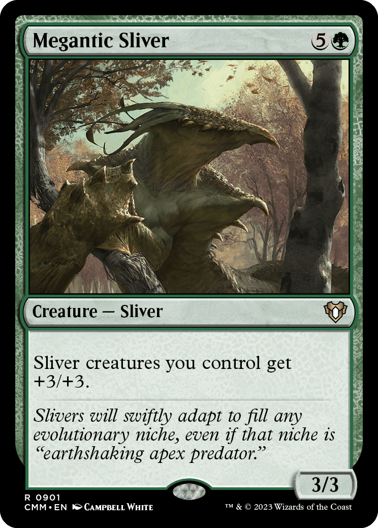 Fractius Megântico / Megantic Sliver - Magic: The Gathering - MoxLand