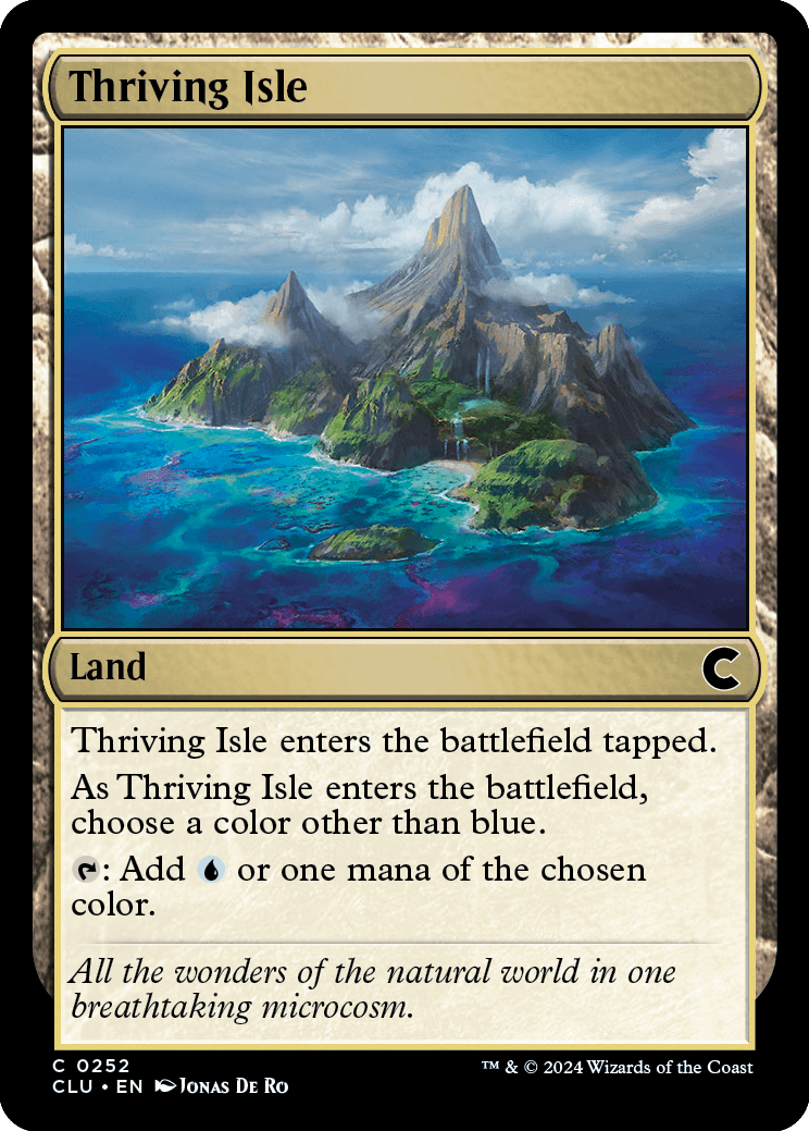 Ilha Vicejante / Thriving Isle - Magic: The Gathering - MoxLand