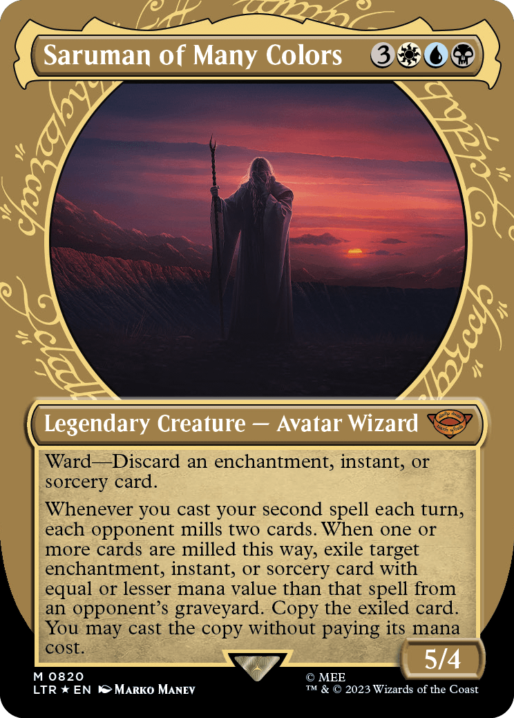 Saruman das Muitas Cores / Saruman of Many Colors - Magic: The Gathering - MoxLand