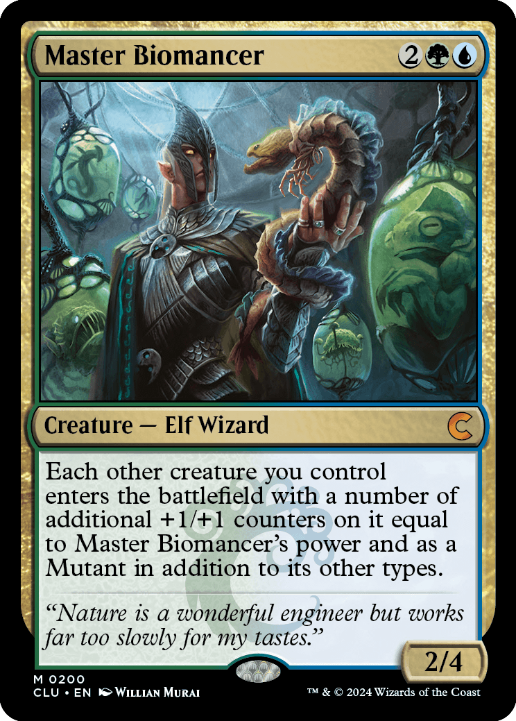 Biomante Mestre / Master Biomancer - Magic: The Gathering - MoxLand