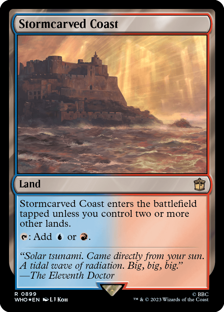 Costa Esculpida pelas Tempestades / Stormcarved Coast - Magic: The Gathering - MoxLand