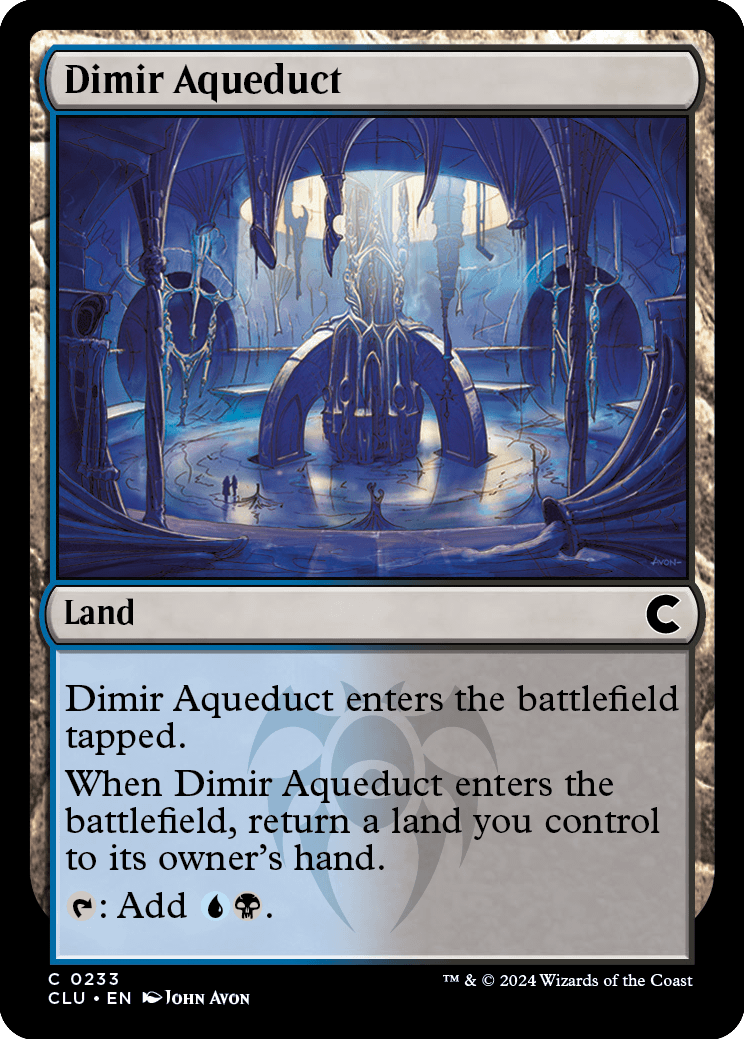 Aqueduto Dimir / Dimir Aqueduct - Magic: The Gathering - MoxLand