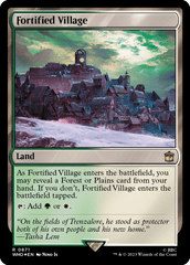Aldeia Fortificada / Fortified Village - Magic: The Gathering - MoxLand