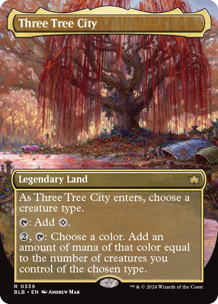 Cidade das Três Árvores / Three Tree City - Magic: The Gathering - MoxLand