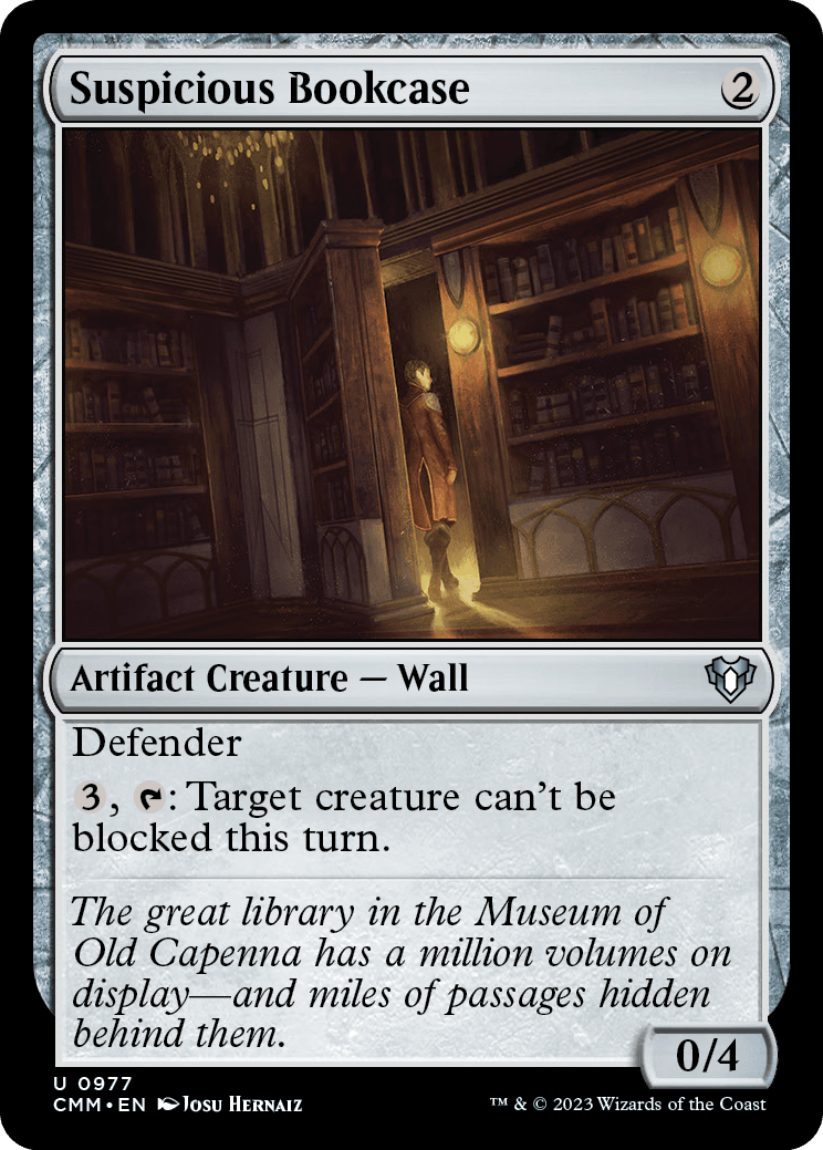 Estante Suspeita / Suspicious Bookcase - Magic: The Gathering - MoxLand