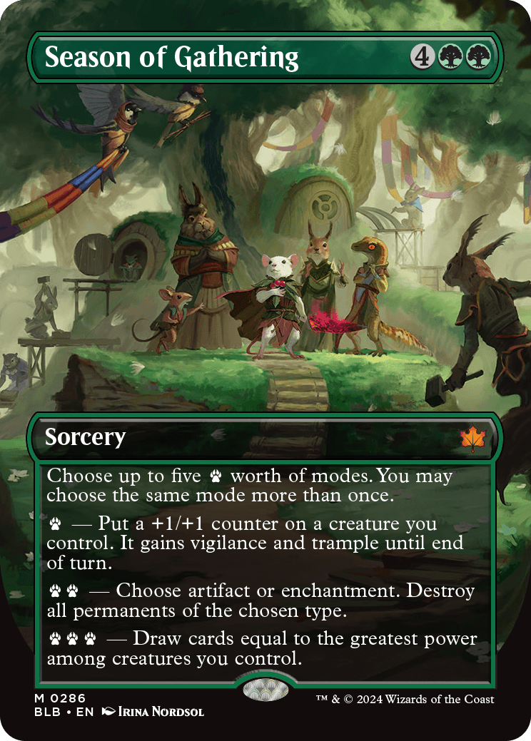 Estação da Coleta / Season of Gathering - Magic: The Gathering - MoxLand