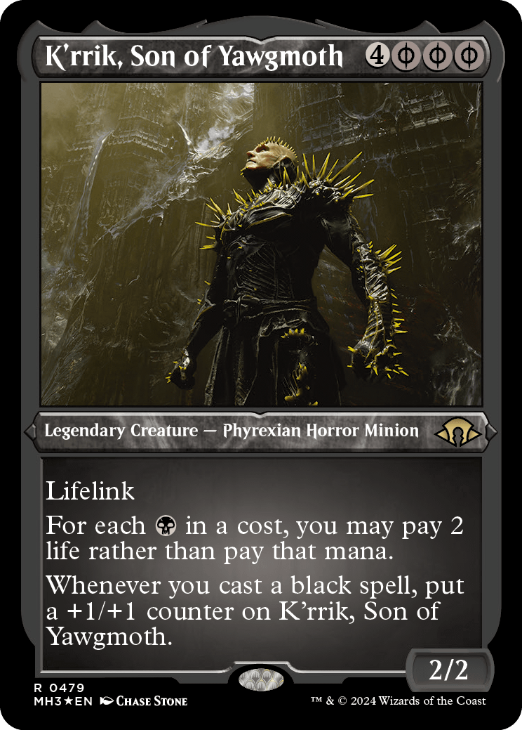 K'rrik, Filho de Yawgmoth / K'rrik, Son of Yawgmoth - Magic: The Gathering - MoxLand