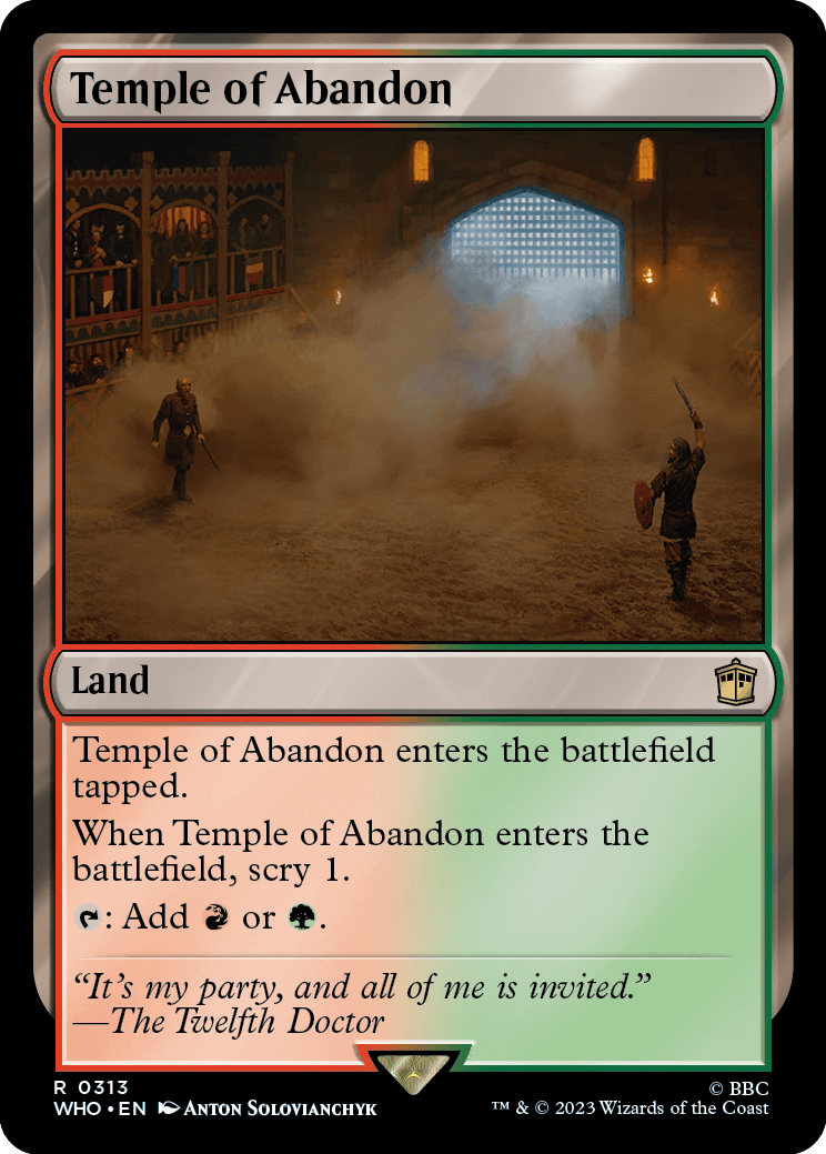 Templo do Abandono / Temple of Abandon - Magic: The Gathering - MoxLand