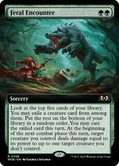 Encontro Feral / Feral Encounter - Magic: The Gathering - MoxLand