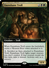 Trol Ruína dos Faunos / Faunsbane Troll - Magic: The Gathering - MoxLand