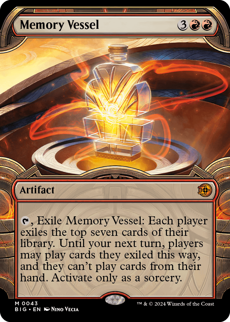 Receptáculo de Memórias / Memory Vessel - Magic: The Gathering - MoxLand