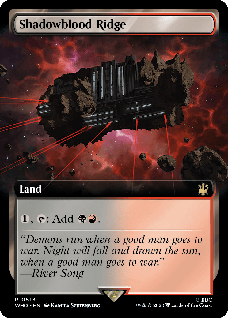 Serra de Sanguesombra / Shadowblood Ridge - Magic: The Gathering - MoxLand