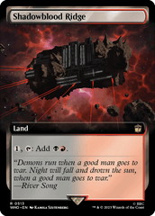 Serra de Sanguesombra / Shadowblood Ridge - Magic: The Gathering - MoxLand