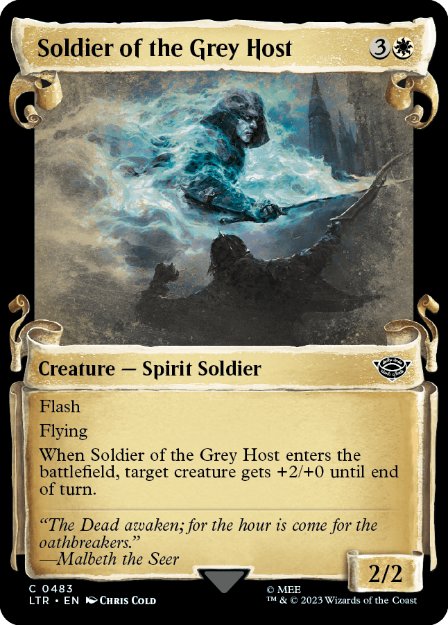 Soldado da Hoste Cinzenta / Soldier of the Grey Host - Magic: The Gathering - MoxLand