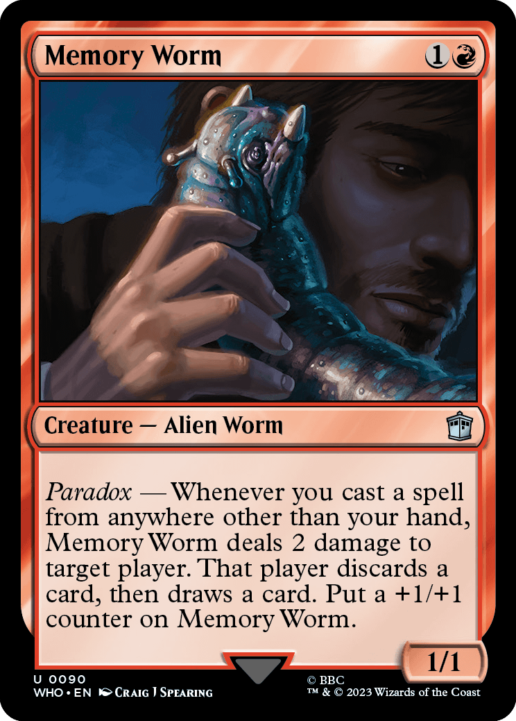 Memory Worm - Magic: The Gathering - MoxLand