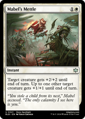 Coragem de Mabel / Mabel's Mettle - Magic: The Gathering - MoxLand