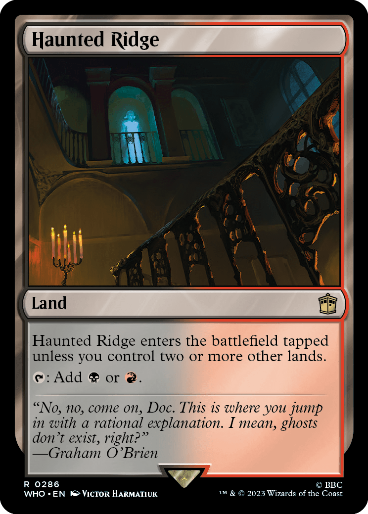 Cordilheira Assombrada / Haunted Ridge - Magic: The Gathering - MoxLand