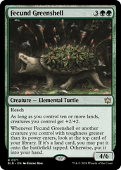 Carapaça Verde Fecunda / Fecund Greenshell - Magic: The Gathering - MoxLand