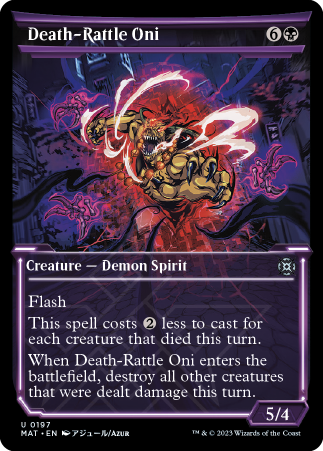 Oni dos Estertores / Death-Rattle Oni - Magic: The Gathering - MoxLand