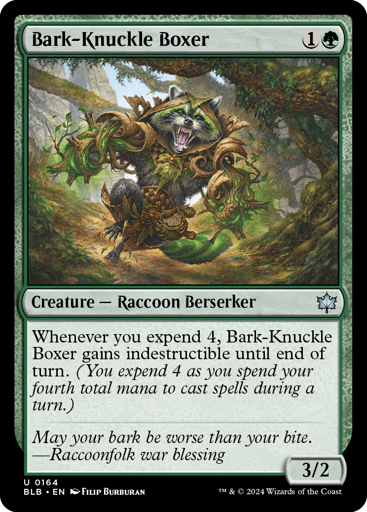 Boxeadora Casca Grossa / Bark-Knuckle Boxer - Magic: The Gathering - MoxLand