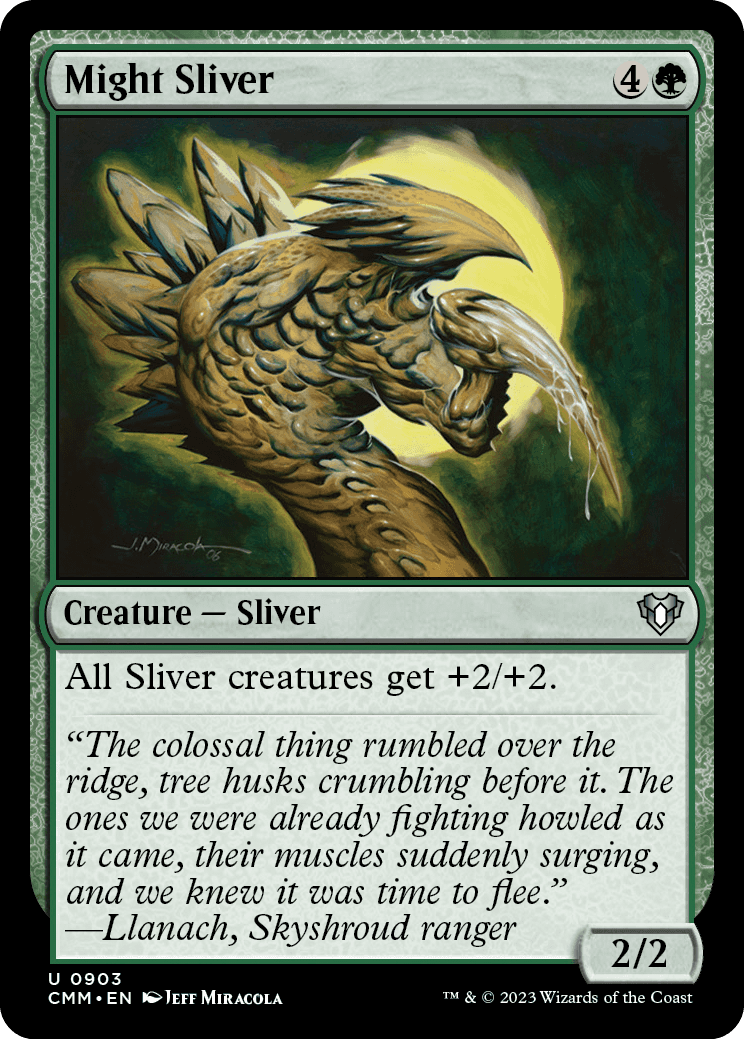 Fractius do Poder / Might Sliver - Magic: The Gathering - MoxLand