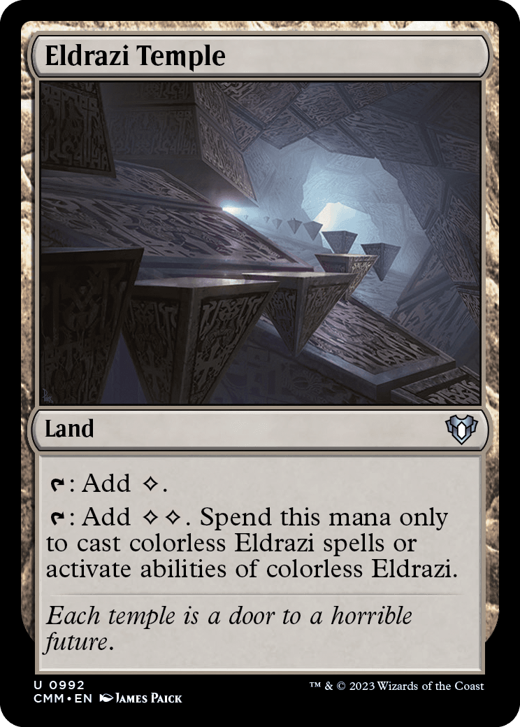 Templo dos Eldrazi / Eldrazi Temple - Magic: The Gathering - MoxLand